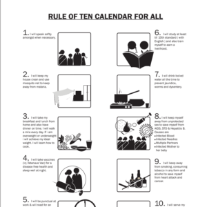 Dr. Dawn Rule of 10 Calendars